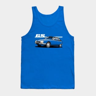 Citroen GS transparent illustration Tank Top